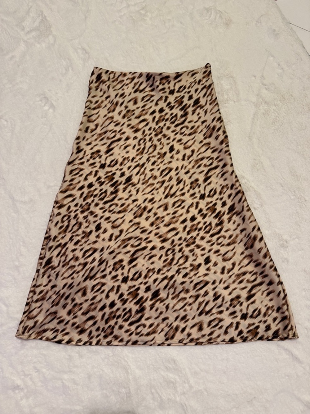 American Eagle Outfitters Leopard Print A-Line Skirt - Beige & Brown